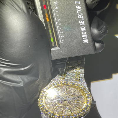 3EX Moissanite Iced Out Watch ChainMoissanite High End Watches